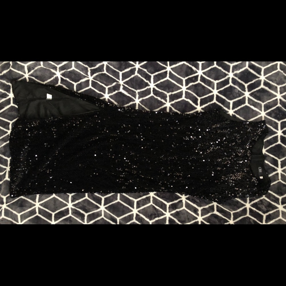 Brand new black sequin dress